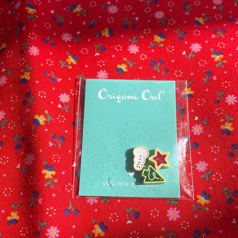 Christmas cookie charms from origami owl.